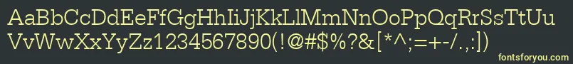 More about MetronLightSsiLight Font MetronLightSsiLight Font – Yellow Fonts on Black Background