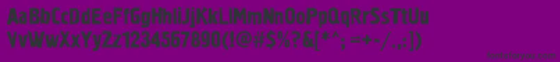 Graffiti1c-fontti – mustat fontit violetilla taustalla