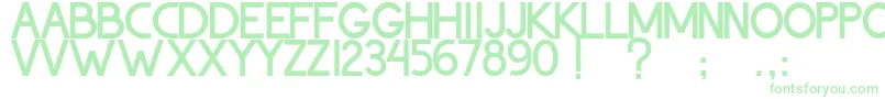 ThohirKeBadreah Font – Green Fonts on White Background