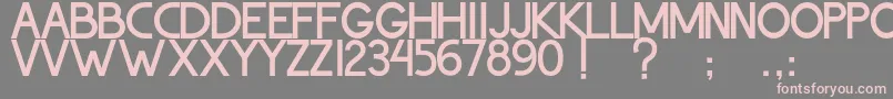 ThohirKeBadreah Font – Pink Fonts on Gray Background