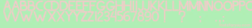 ThohirKeBadreah Font – Pink Fonts on Green Background