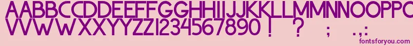 ThohirKeBadreah Font – Purple Fonts on Pink Background