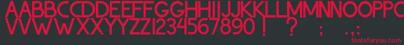 ThohirKeBadreah Font – Red Fonts on Black Background