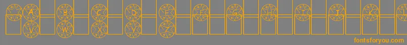 fuente MedalhГЈo – Fuentes Naranjas Sobre Fondo Gris