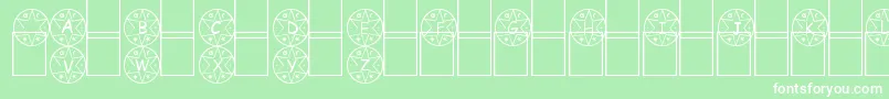 MedalhГЈo Font – White Fonts on Green Background