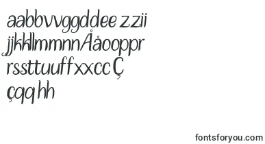DisguiseSlim font – uzbek Fonts