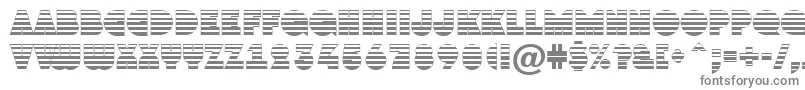 フォントAGrotostrgr – 白い背景に灰色の文字