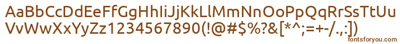 UbuntuRegular Font – Brown Fonts