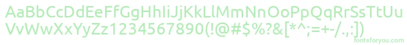 UbuntuRegular Font – Green Fonts