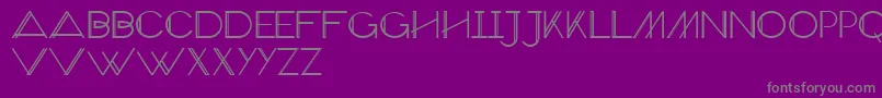 fuente VeronExtra – Fuentes Grises Sobre Fondo Morado