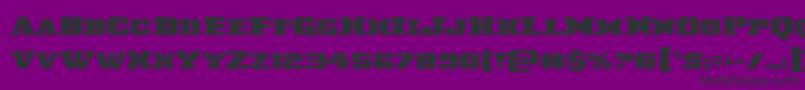 Laredotrail Font – Black Fonts on Purple Background