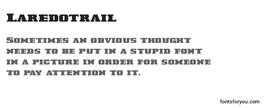 Review of the Laredotrail Font
