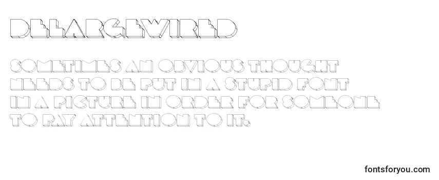 Review of the Delargewired Font