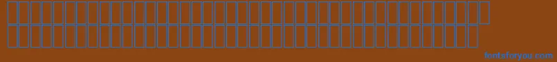 AgaPetraRegular Font – Blue Fonts on Brown Background