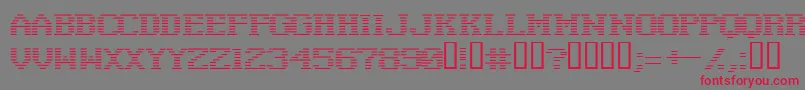 Negativetuning Font – Red Fonts on Gray Background