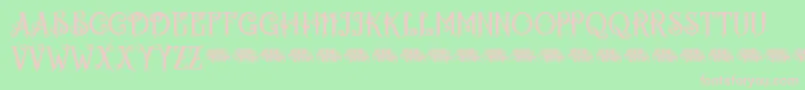 Egorycastlepersonal Font – Pink Fonts on Green Background