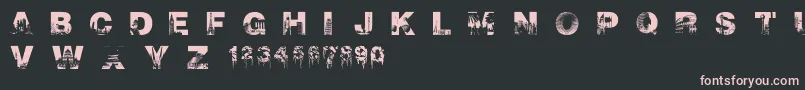 CityscapeFont Font – Pink Fonts on Black Background