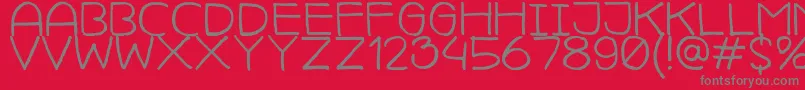 CamillejavalMedium Font – Gray Fonts on Red Background