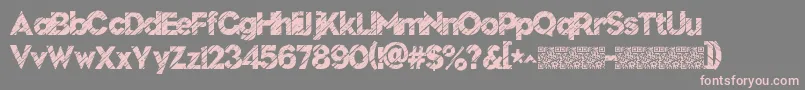 Nuevodisco-Schriftart – Rosa Schriften auf grauem Hintergrund
