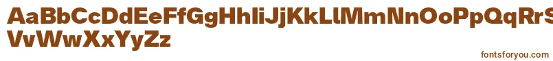 Шрифт Analogue85black – коричневые шрифты на белом фоне