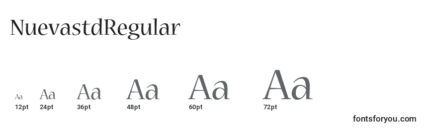 NuevastdRegular Font Sizes