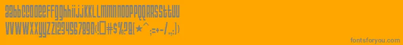 AnarchyNormal Font – Gray Fonts on Orange Background