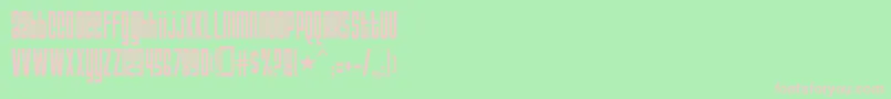 AnarchyNormal Font – Pink Fonts on Green Background