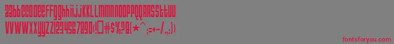 AnarchyNormal Font – Red Fonts on Gray Background