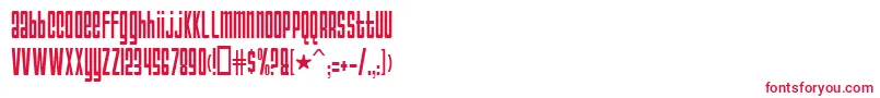 AnarchyNormal Font – Red Fonts on White Background