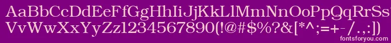 ErBukinist866 Font – Pink Fonts on Purple Background