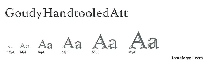 GoudyHandtooledAtt Font Sizes
