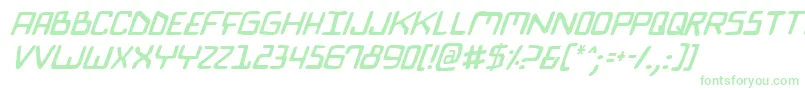 Biocomv2i Font – Green Fonts on White Background