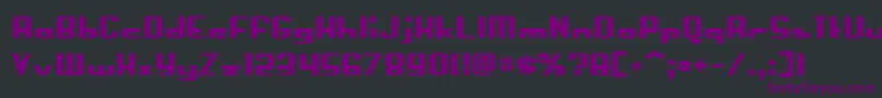 Crapola Font – Purple Fonts on Black Background