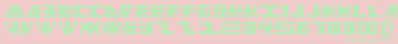 Vilmos Font – Green Fonts on Pink Background