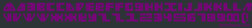 Vilmos Font – Purple Fonts on Black Background