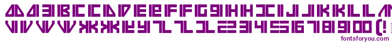Шрифт Vilmos – фиолетовые шрифты