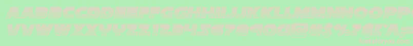 Soloistchrome Font – Pink Fonts on Green Background