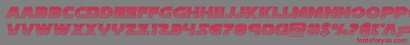 Soloistchrome Font – Red Fonts on Gray Background