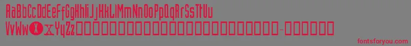 More about Xfiles Font Xfiles Font – Red Fonts on Gray Background