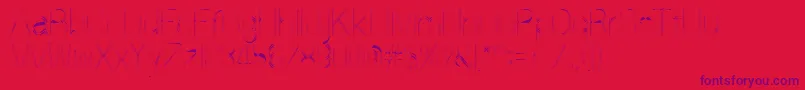 60sstripe Font – Purple Fonts on Red Background