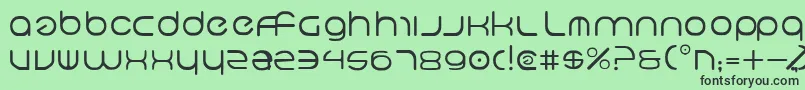 Neov2 Font – Black Fonts on Green Background