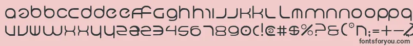 Neov2 Font – Black Fonts on Pink Background