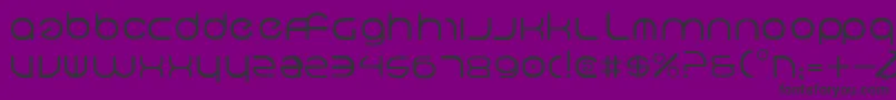 Neov2 Font – Black Fonts on Purple Background