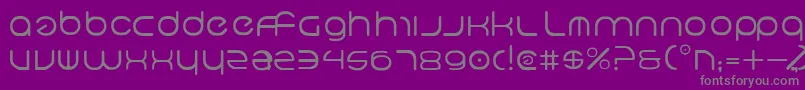Neov2 Font – Gray Fonts on Purple Background