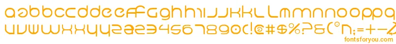 Neov2 Font – Orange Fonts on White Background