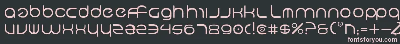 Neov2 Font – Pink Fonts on Black Background
