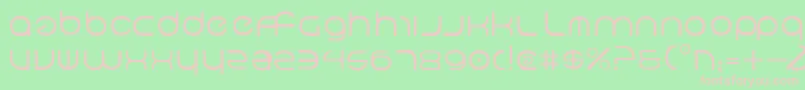 Neov2 Font – Pink Fonts on Green Background