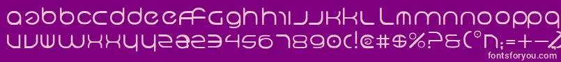 Neov2 Font – Pink Fonts on Purple Background
