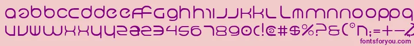 Neov2 Font – Purple Fonts on Pink Background