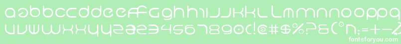 Neov2 Font – White Fonts on Green Background